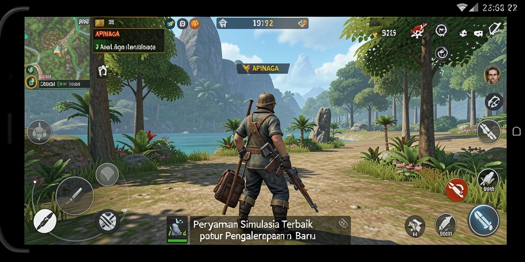 Screenshot APINAGA menampilkan gameplay simulasi yang mengasyikkan.
