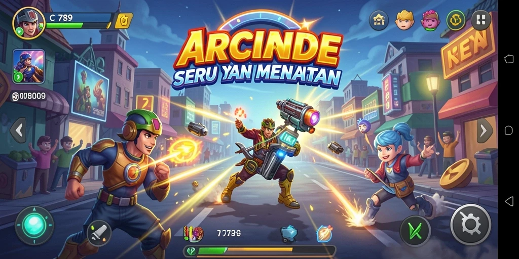 Screenshot gameplay C789 menampilkan aksi seru dan tantangan mendebarkan.