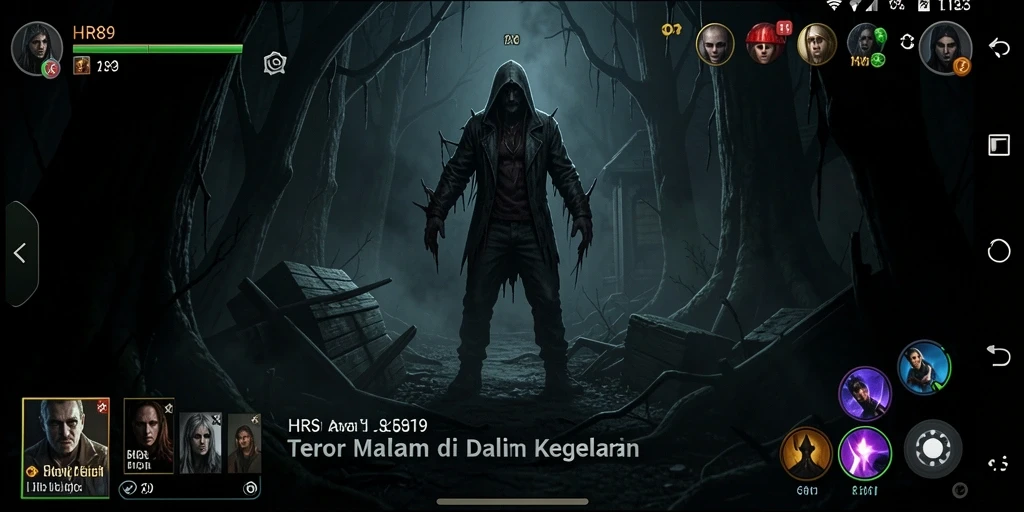 Gameplay mendebarkan di dunia horor yang gelap dan menyeramkan.