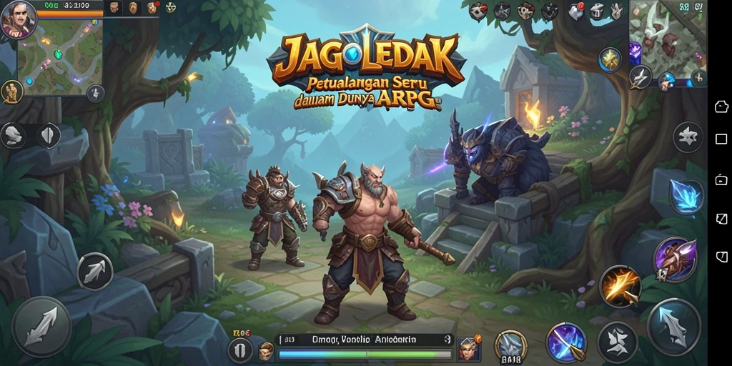 Tampilan gameplay JAGOLEDAK yang seru dan penuh aksi.