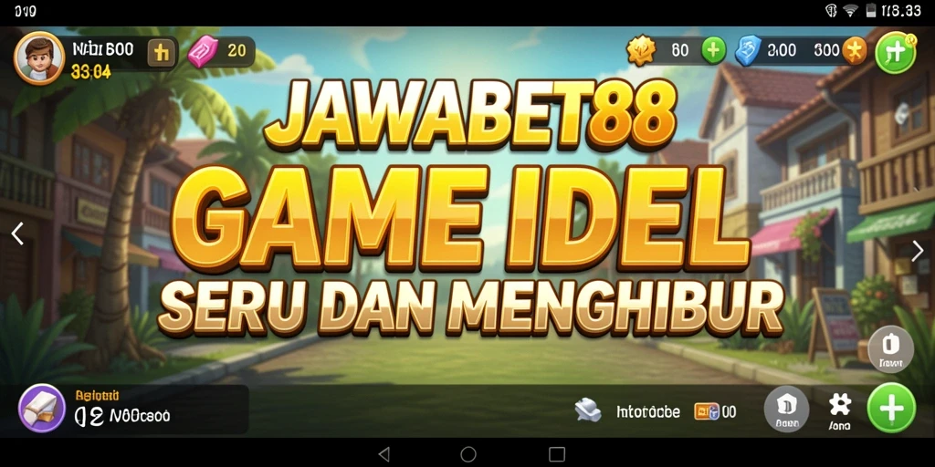 Tangkapan layar gameplay JAWABET88 yang menampilkan kemajuan karakter.
