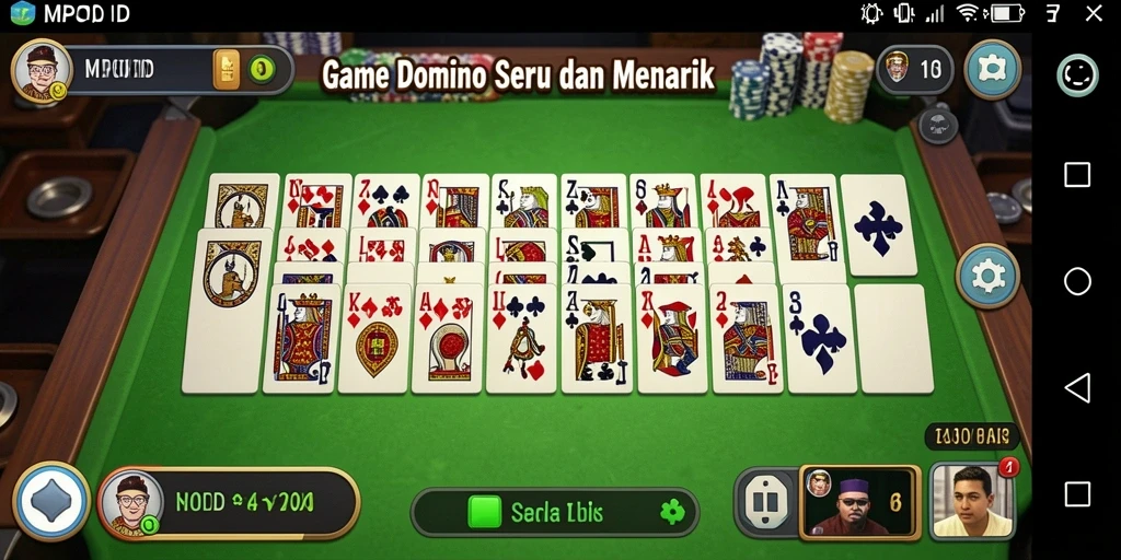 Screenshot gameplay MPOID yang menampilkan aksi seru Domino.