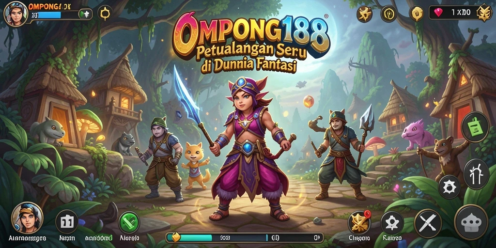 Tampilan gameplay OMPONG188 yang menakjubkan dan penuh petualangan.