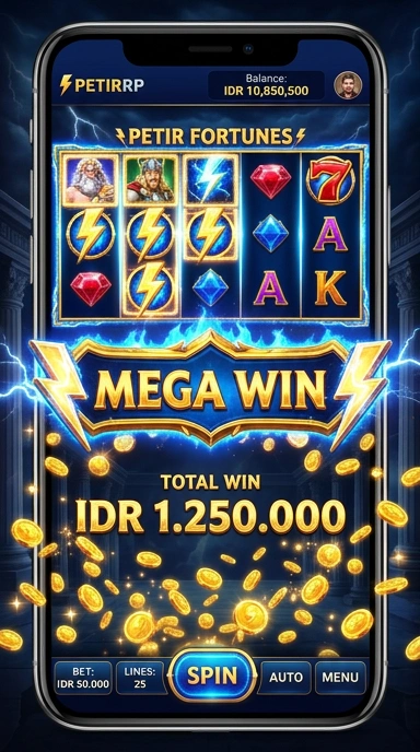 Interface aplikasi petirrp yang sederhana dan intuitif.
